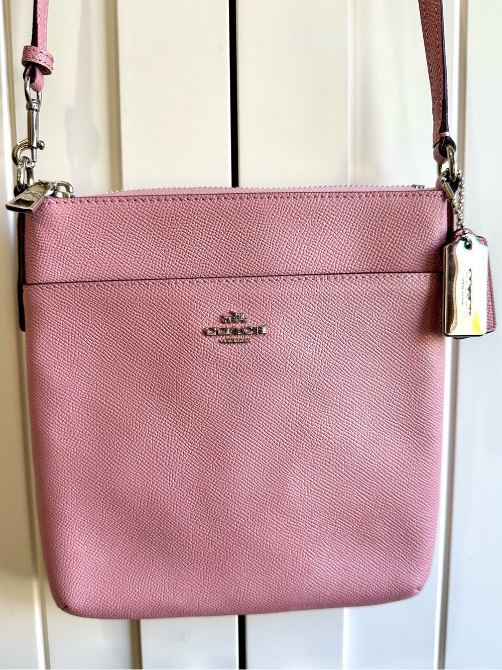 Coach Kitt Messenger Crossbody Bag in Pink 57954